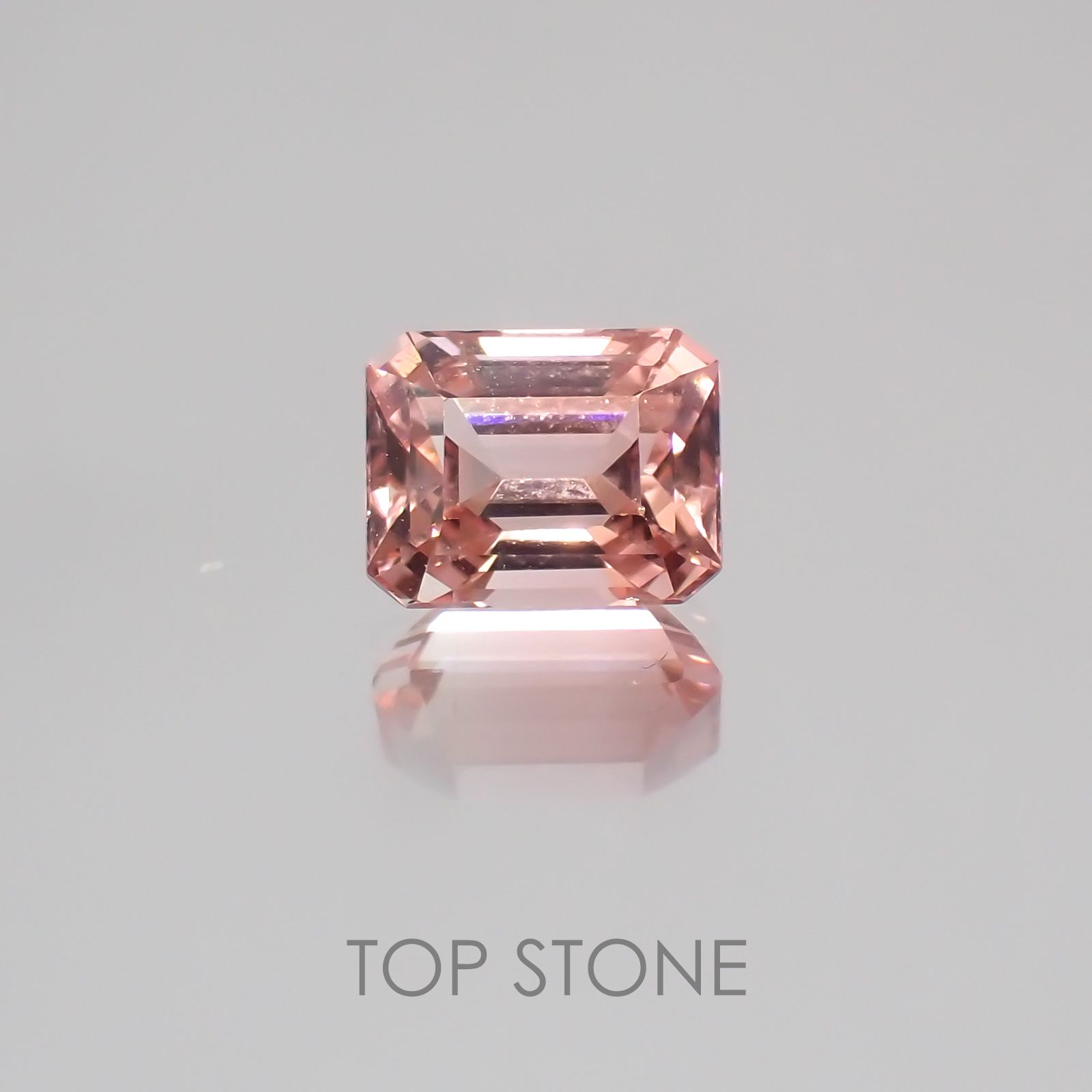 ピンクトルマリン パパラチャカラー ルワンダ産 ルース 1.14ct[21029986]6.4×5mm前後