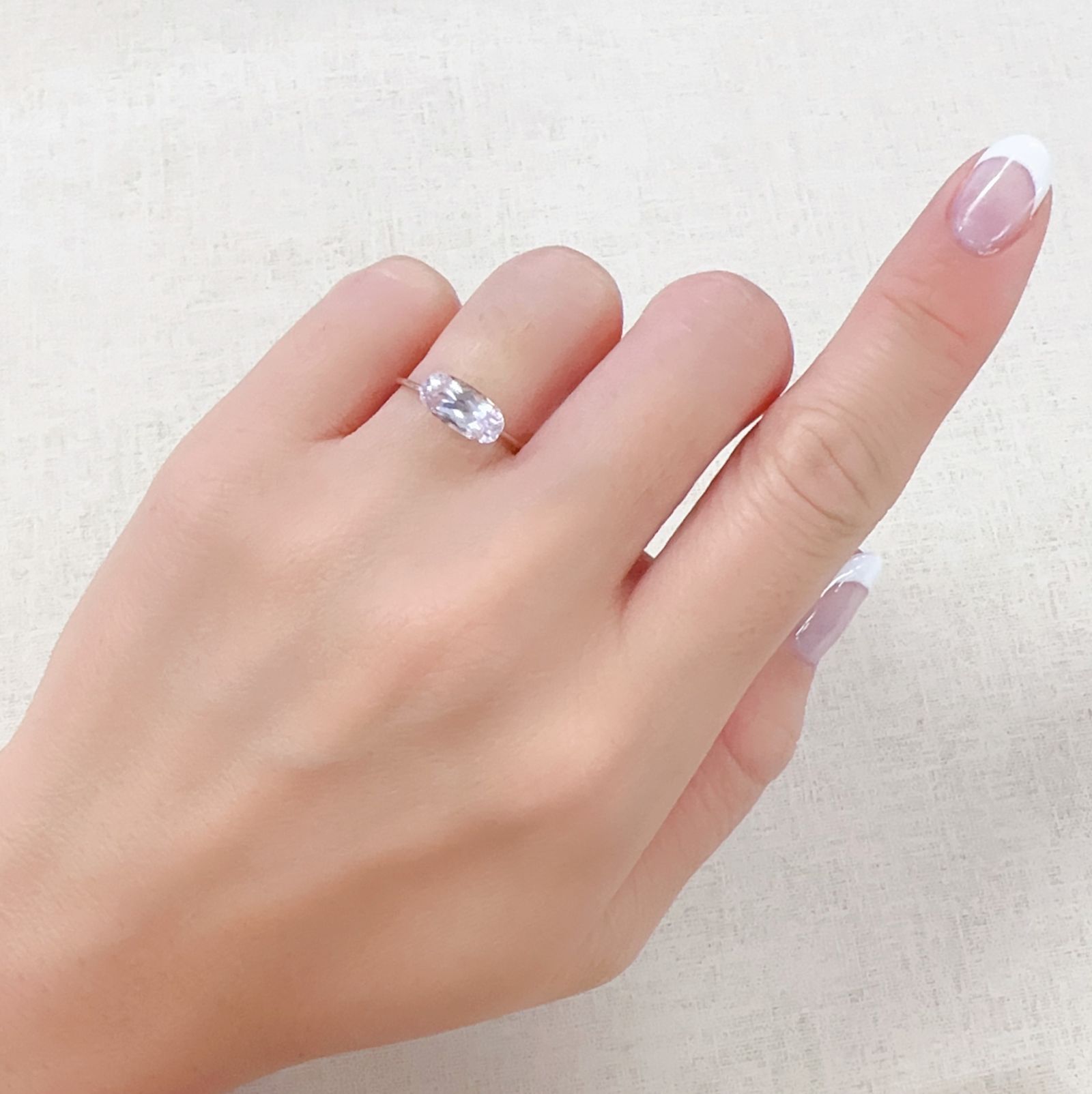 クンツァイト アフガニスタン産 1.86ct[230722933]10.1x5mm前後