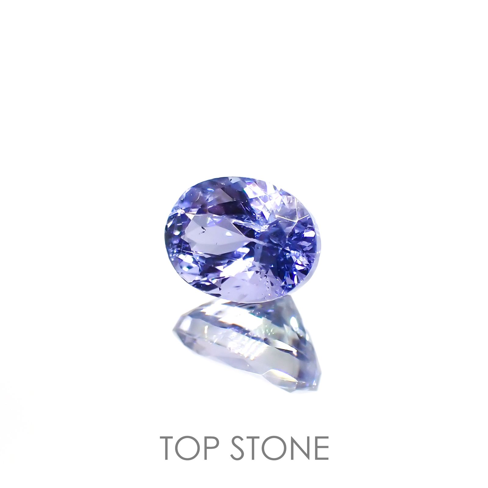 バイカラータンザナイト(宝石名バイカラー・ゾイサイト) タンザニア産 1.12ct 識別済[210812652]7.1×5.2mm前後