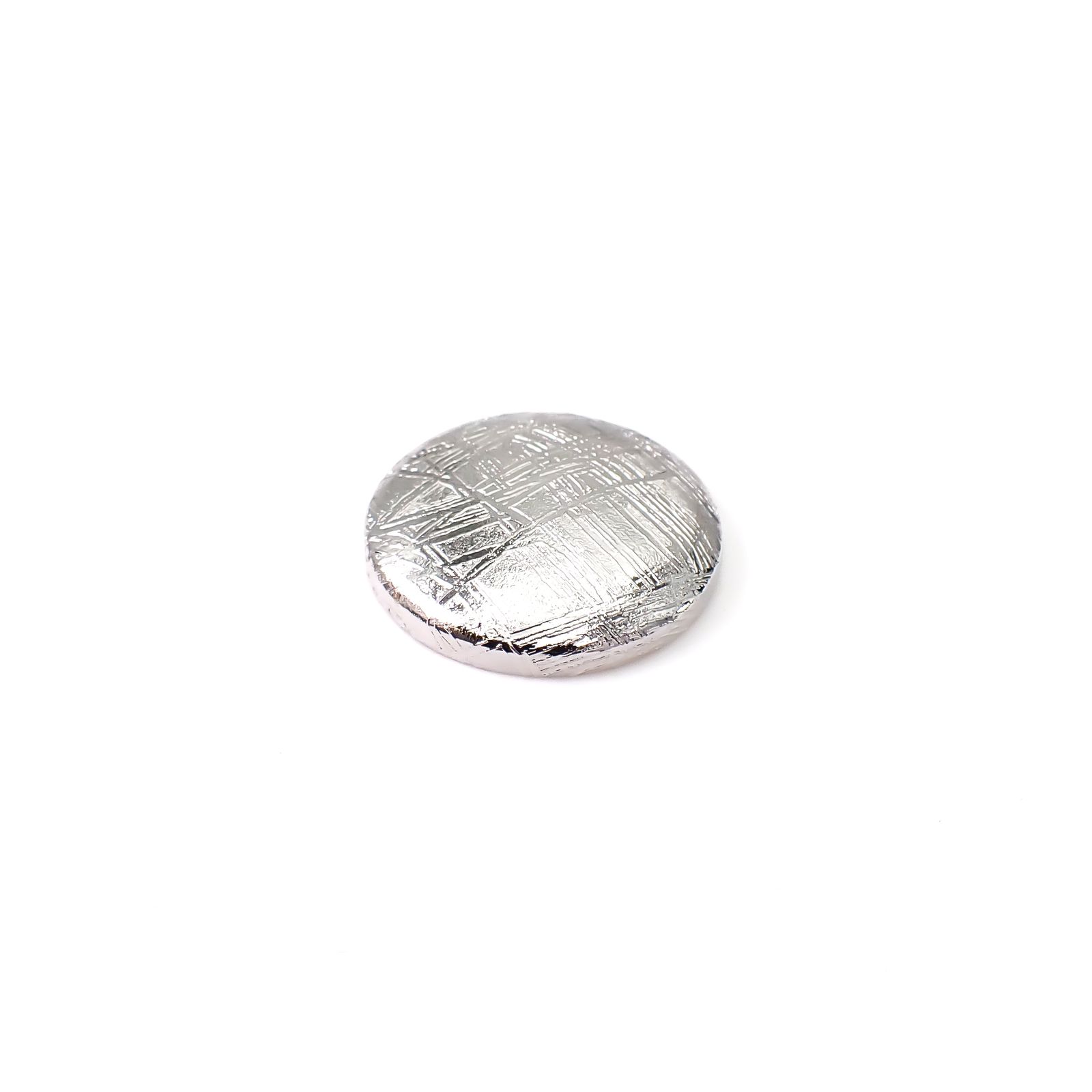 ムオニナルスタ隕石 発見地:スウェーデン 17.69ct[240125750]15.5x15.4mm前後