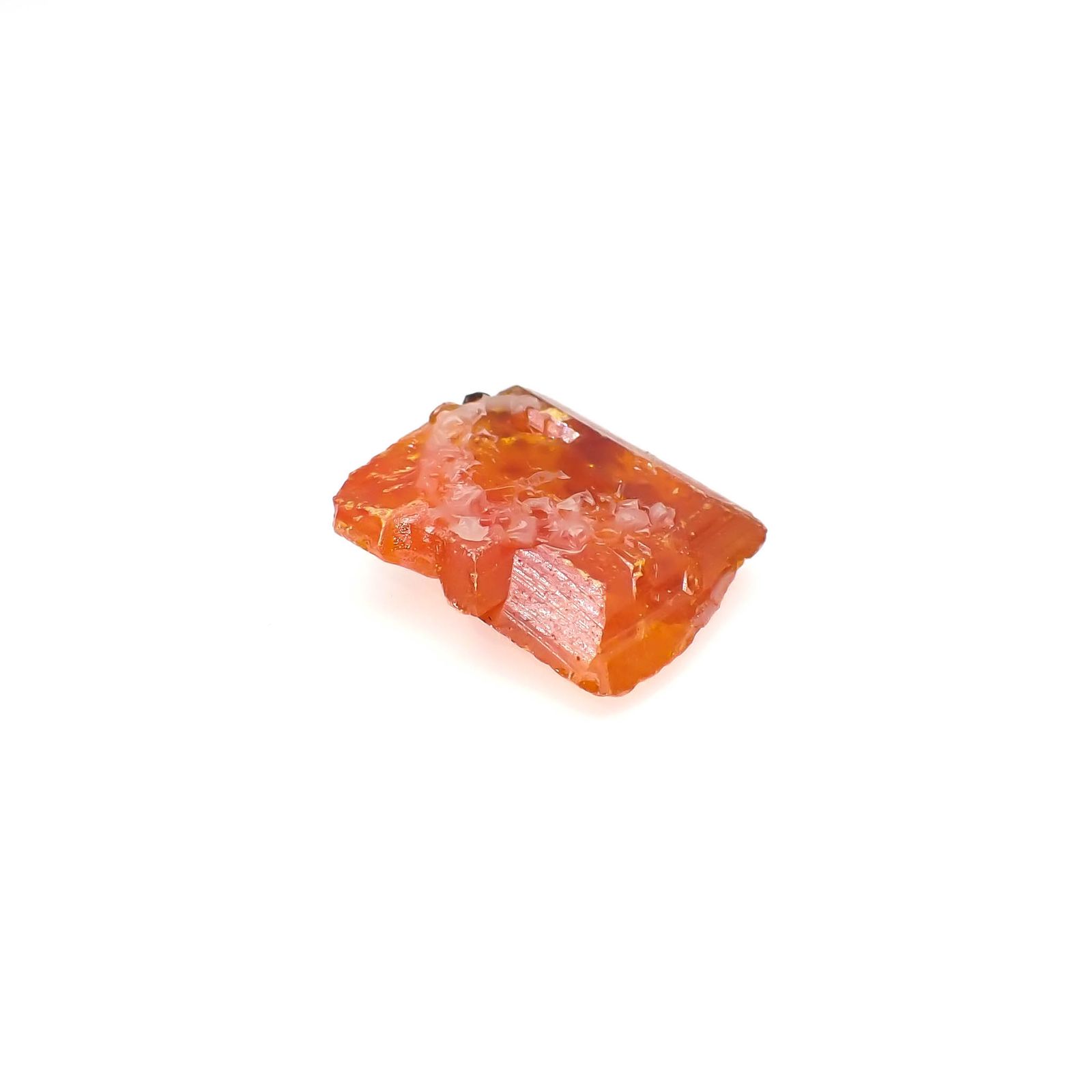 ウルフェナイト 原石 アメリカ・アリゾナ州・レッドクラウド鉱山産 10.85ct[230421827]14.2x12.6mm前後