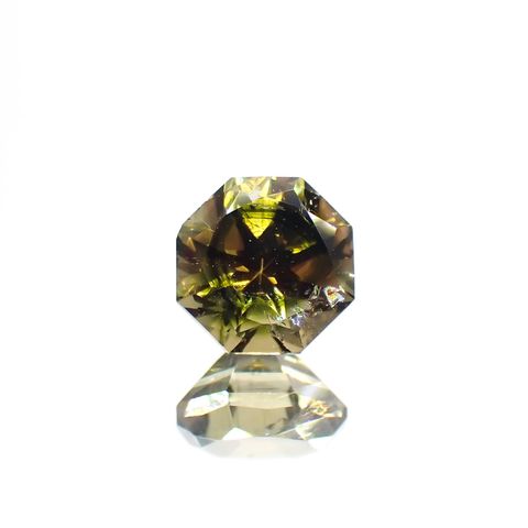 ◇オクタゴンカット◇ブラウントルマリン SA(宝石名トルマリン)ブラジル/アフリカ産 1.112ct ソ付(彩珠)[231124218]6.1x6.1mm前後