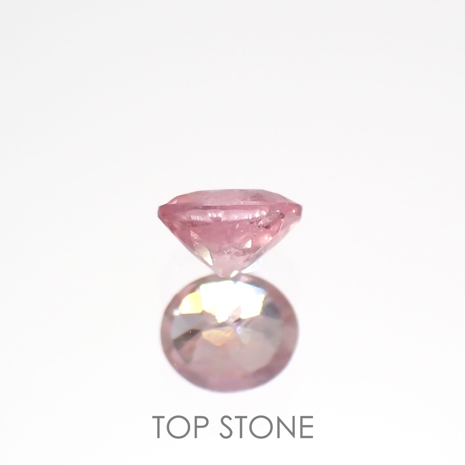 ピンクサファイア(宝石名サファイア)タンザニア・ウィンザー産 0.25ct 識別済[220616165]3.9x3.4mm前後