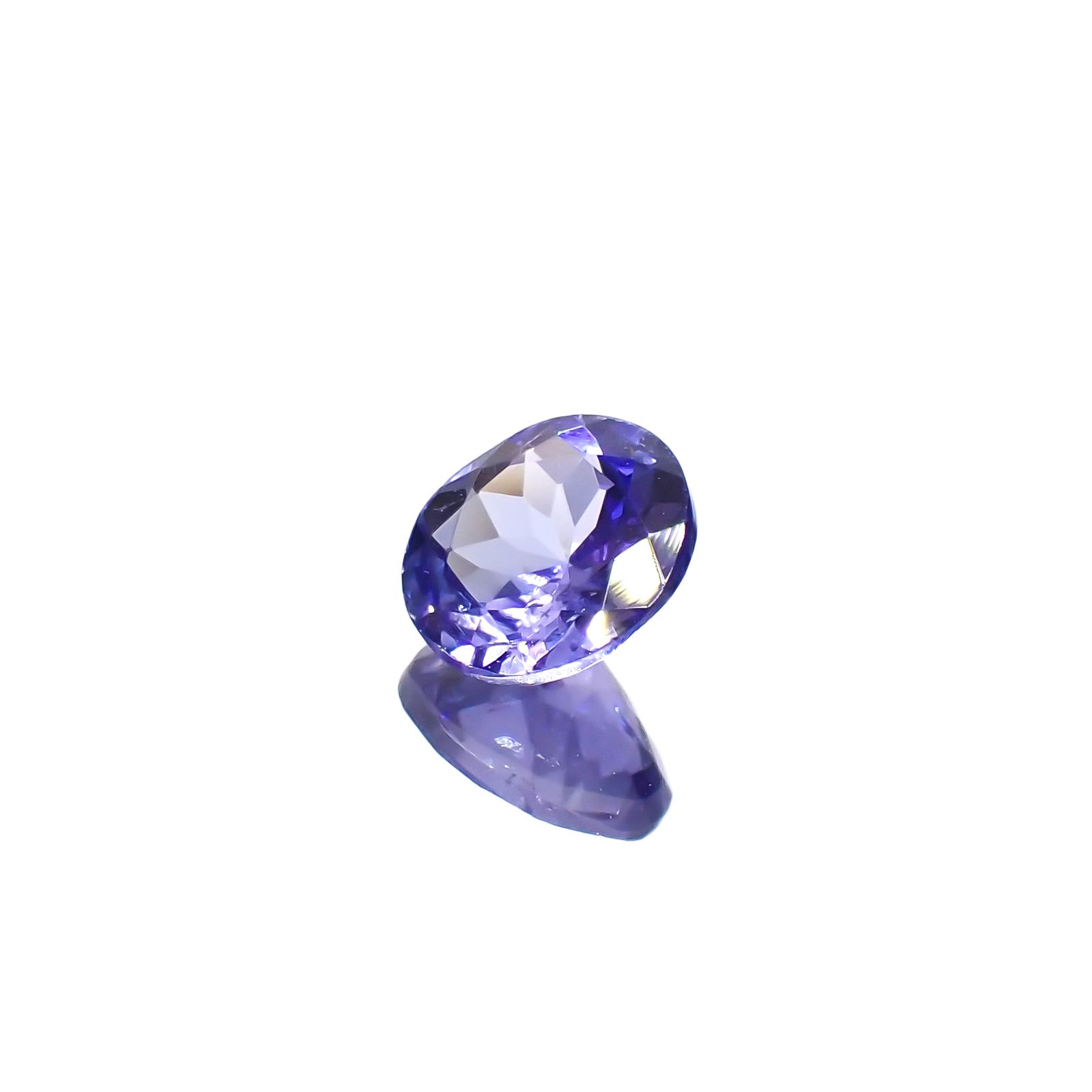 タンザナイト(宝石名タンザナイト)タンザニア産 0.74ct 識別済[240627883]6x6mm前後