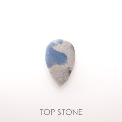 マトリックスブルーオパール アメリカ・オレゴン州産 2.61ct[220917814]13.1x8.3mm前後