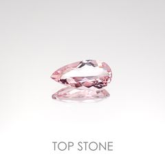 モルガナイト(宝石名モルガナイト) ナイジェリア産 0.95ct 識別済[20127415]10.2×5.2mm前後