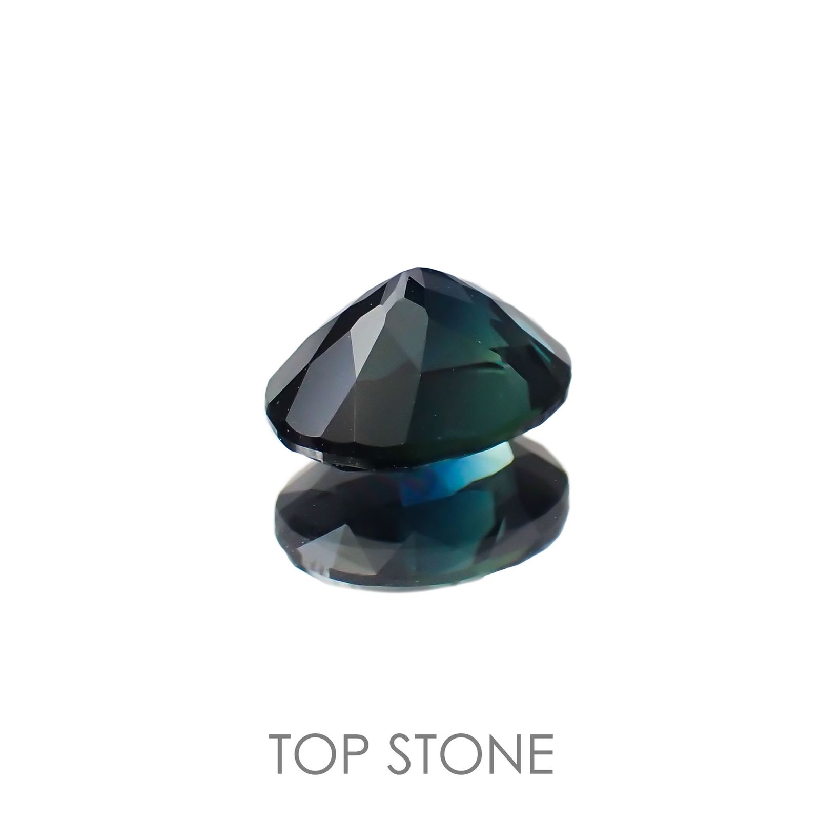 ゴールドシーンサファイア(宝石名シーン・サファイア)ケニア産 1.32ct 識別済[221018891]7.1x5.7mm前後