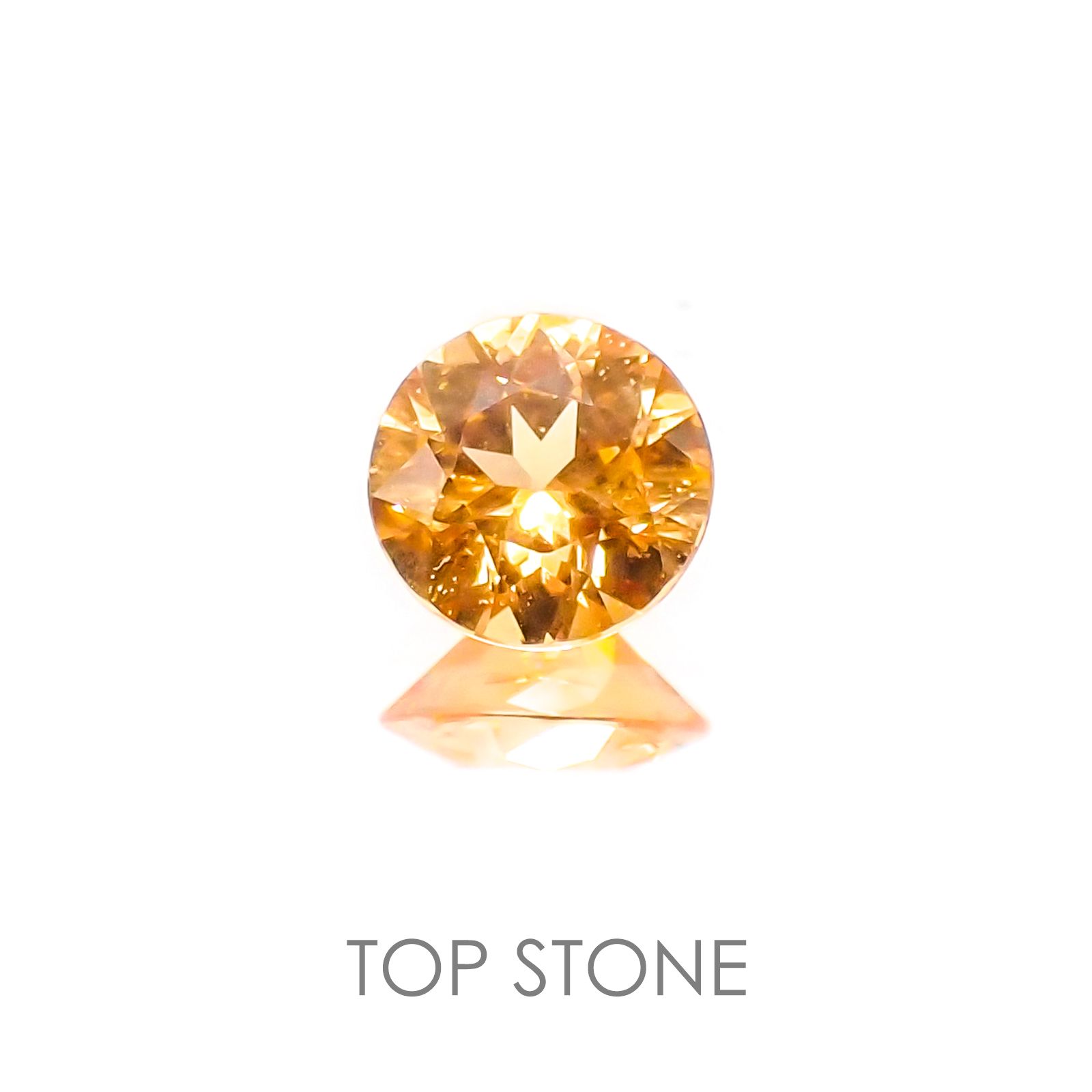 マンダリンガーネット ケニア産 ルース 0.52ct[20118100]5×5mm前後