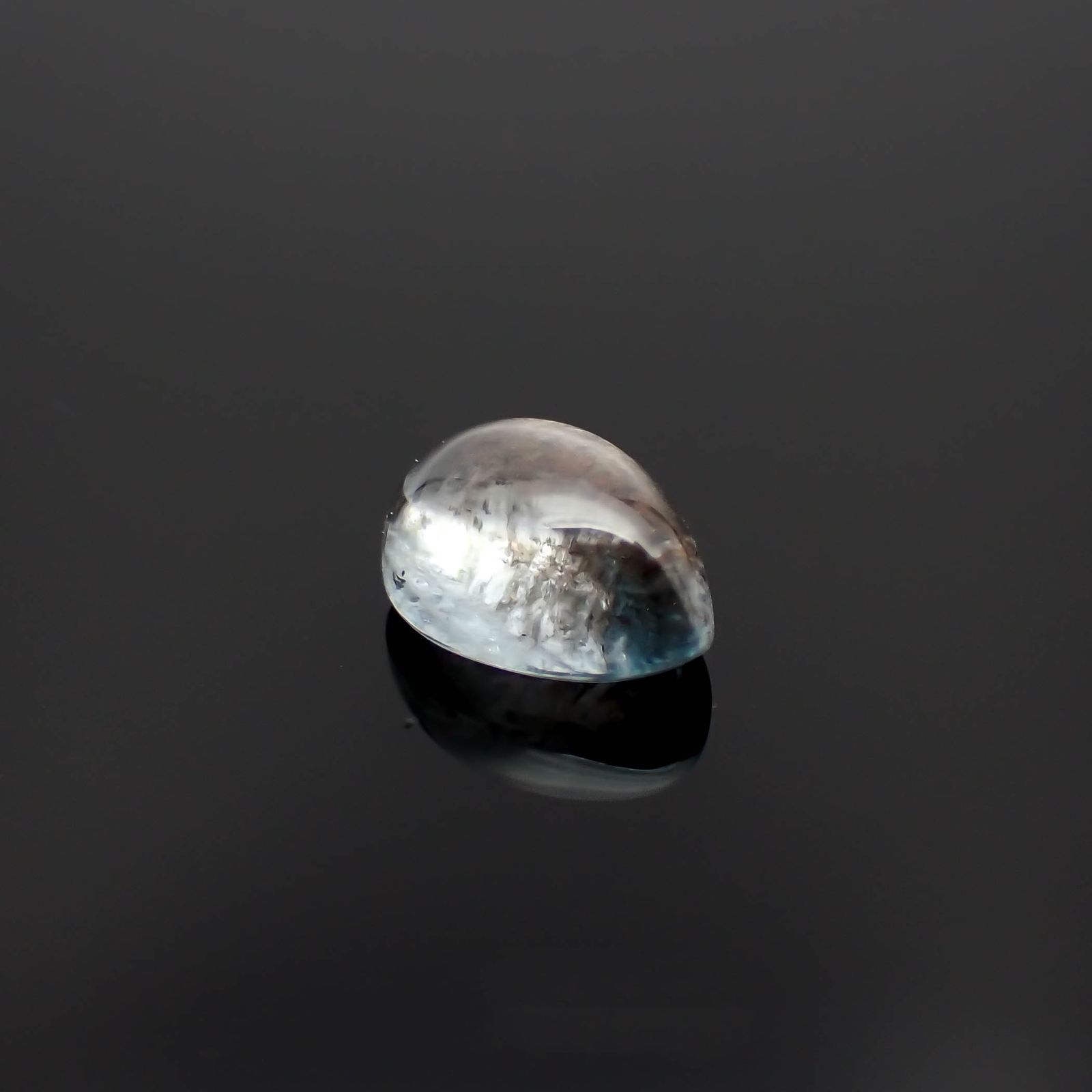 アベンチュリンアクアマリン ナイジェリア産 2.28ct[230119771]9.5x6.9mm前後