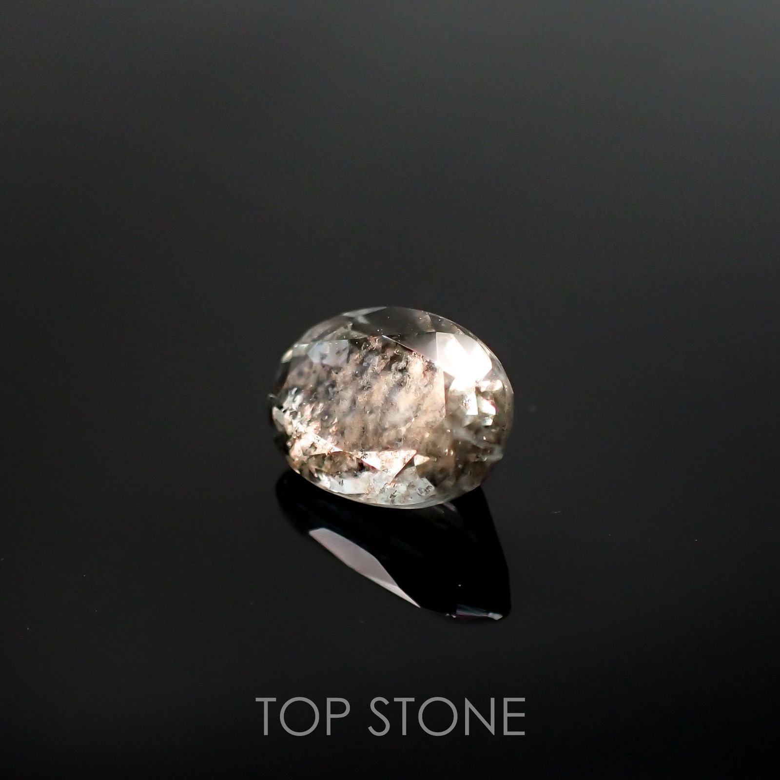 アベンチュリンアクアマリン(宝石名アクアマリン) ナイジェリア産 1.54ct 識別済[210712979]8.9×6.1mm前後