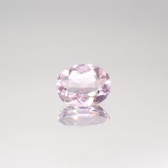 ピンクフローライト(宝石名フルオライト)ブラジル産 2.94ct 識別済[220115130]10.1x8mm前後