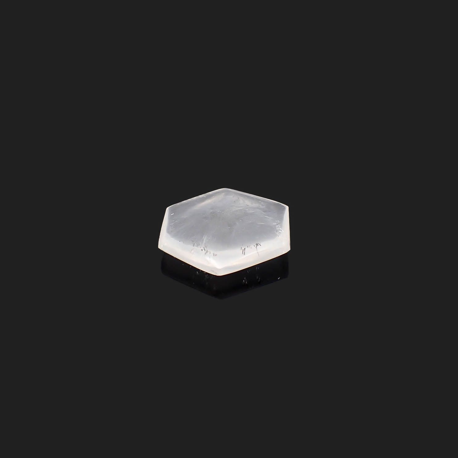 トラピッチェクォーツ 偏光板2枚付き コロンビア・ボヤカ産 24.60ct[230521963]24.1x23.9mm前後