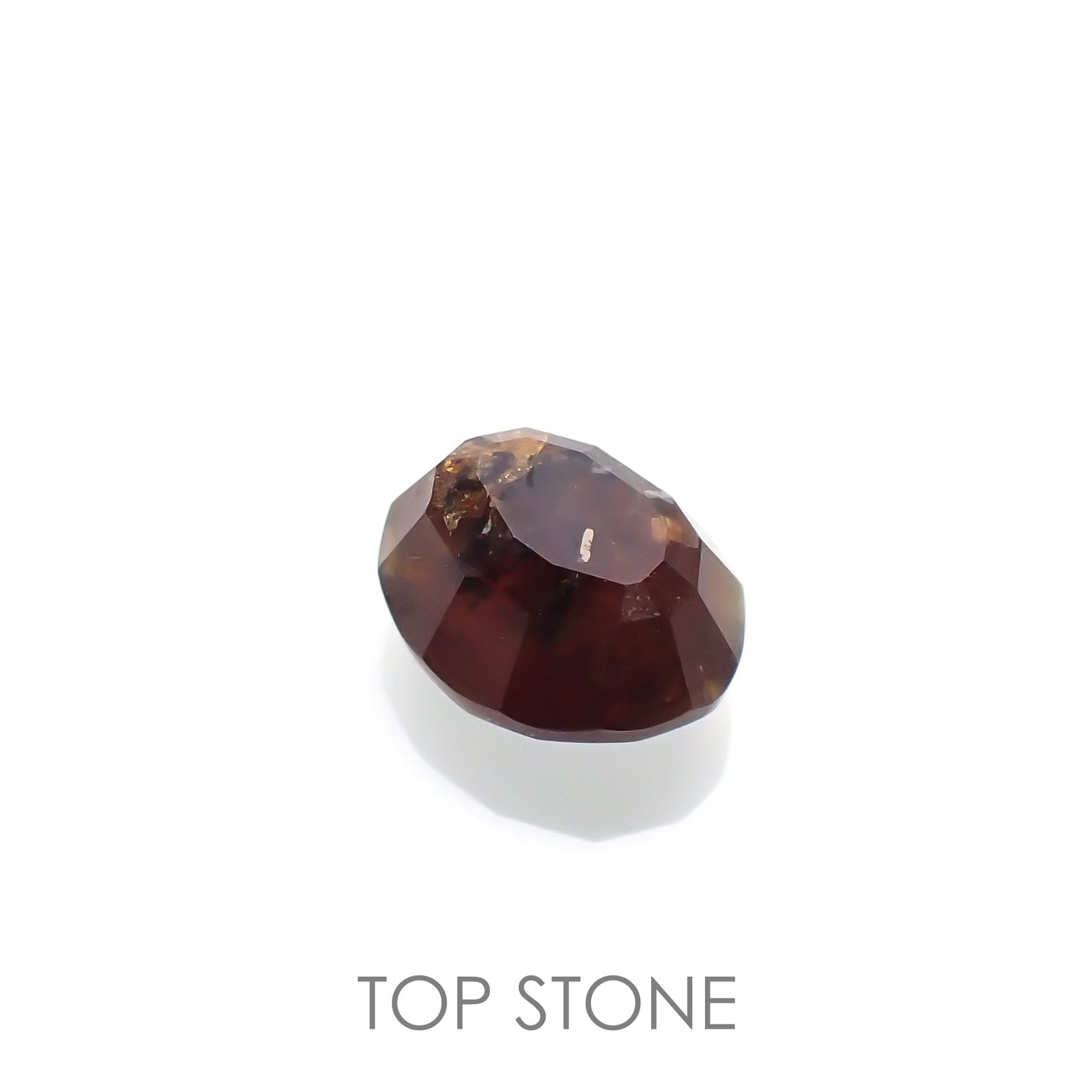 レインボーガーネット(宝石名レインボー アンドラダイト・ガーネット) 日本・奈良県産 1.18ct 識別済[210912941]6.6×5.1mm前後