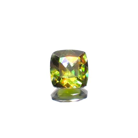 カラーチェンジスフェーン パキスタン産 0.79ct [230120040]5.9x5.5mm前後