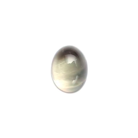 バイカラーアンデシン(宝石名アンデシン)チベット産 識別済 2.01ct / 8.5x6.5mm前後 [260814687]