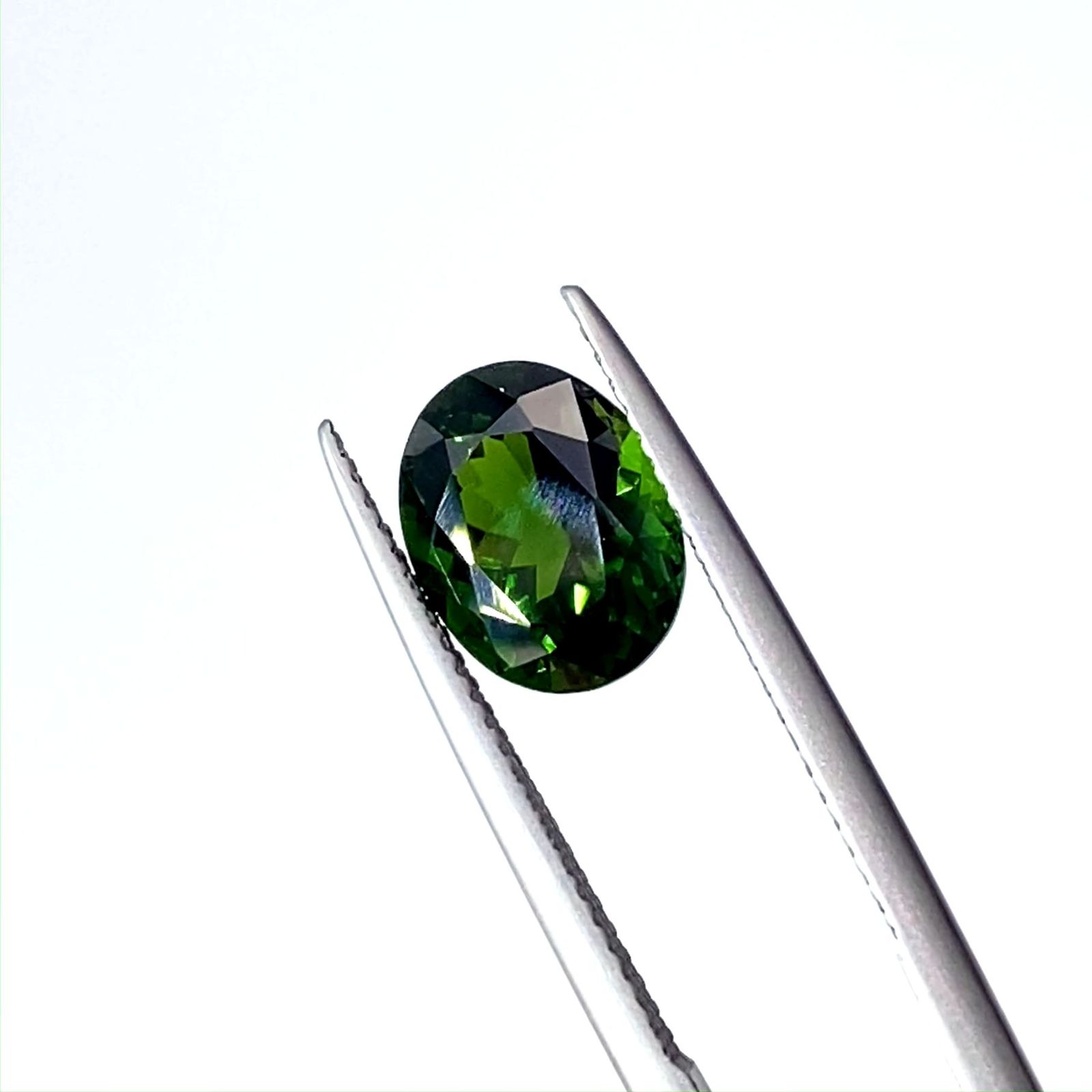 クロムトルマリンCCタイプ　１，６４８ｃｔｓ　中宝研鑑別付き クロムトルマリン 1.078ct ルース 【日米宝石鑑別センターソーティング