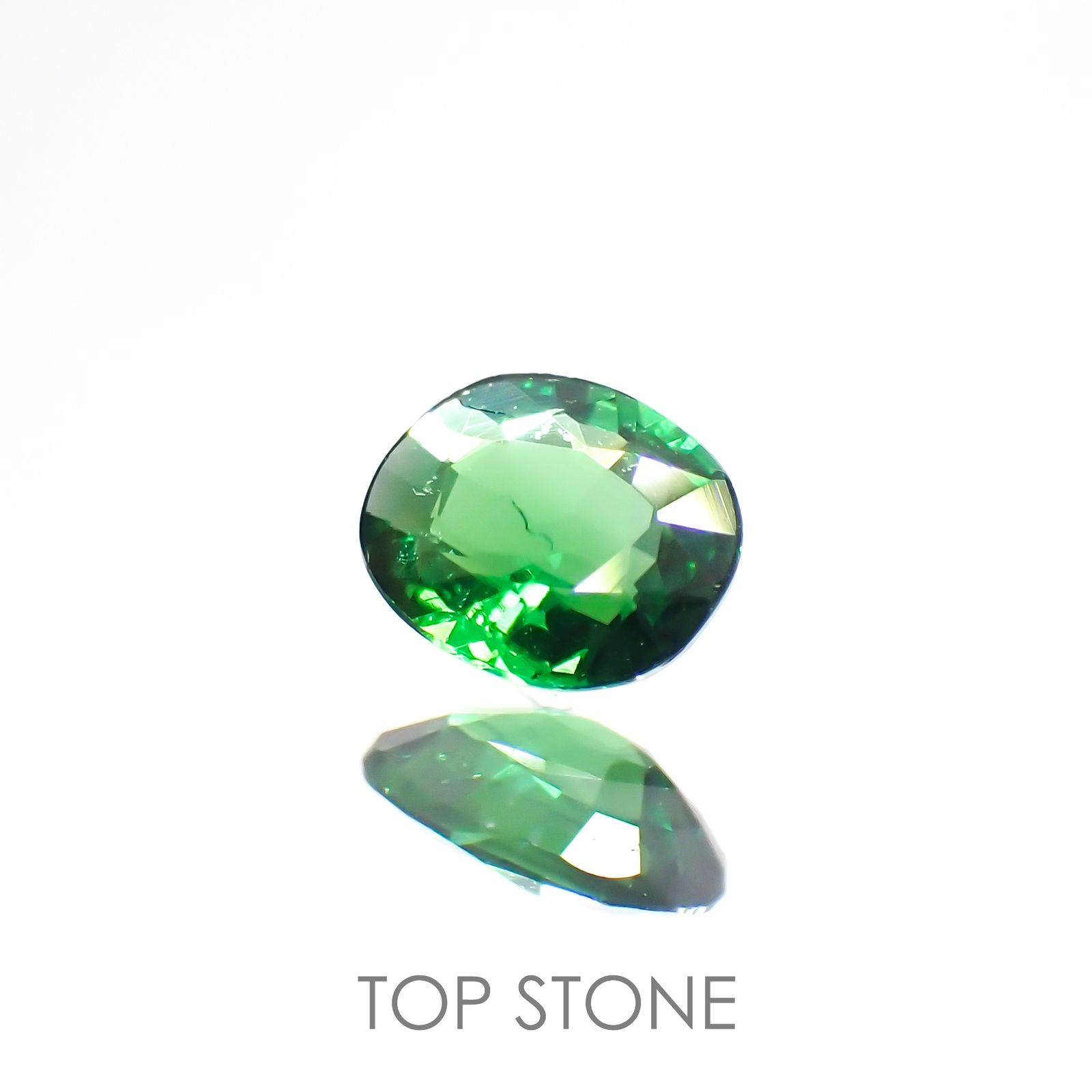 クロムトルマリン タンザニア産 0.19ct[220114170]4.3x3.3mm前後