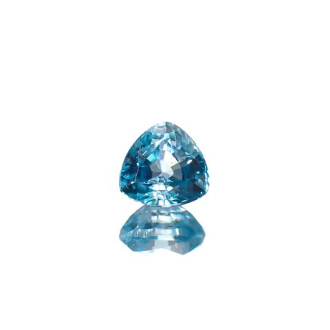 ブルージルコン カンボジア産 0.88ct[240728507]5.1x5mm前後
