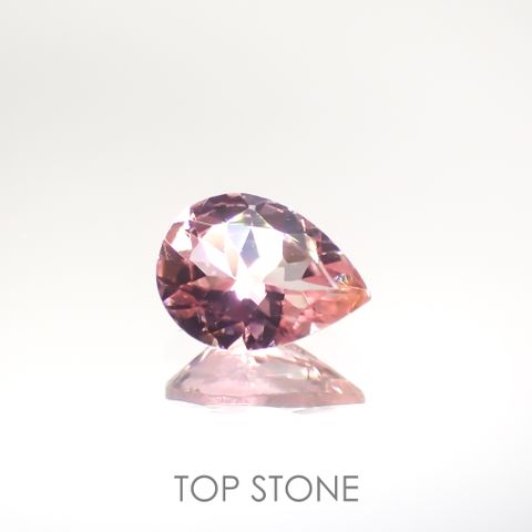 ピンクトルマリン(宝石名ピンク・トルマリン) ブラジル/アフリカ産 0.58ct 識別済[211013561]7×5.1mm前後