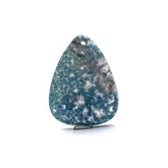 パライバクォーツ ※通し穴あり(宝石名ギラライト イン クォーツ)ブラジル・パライバ州産 82.83ct 識別済[230722556]44.3x32.8mm前後