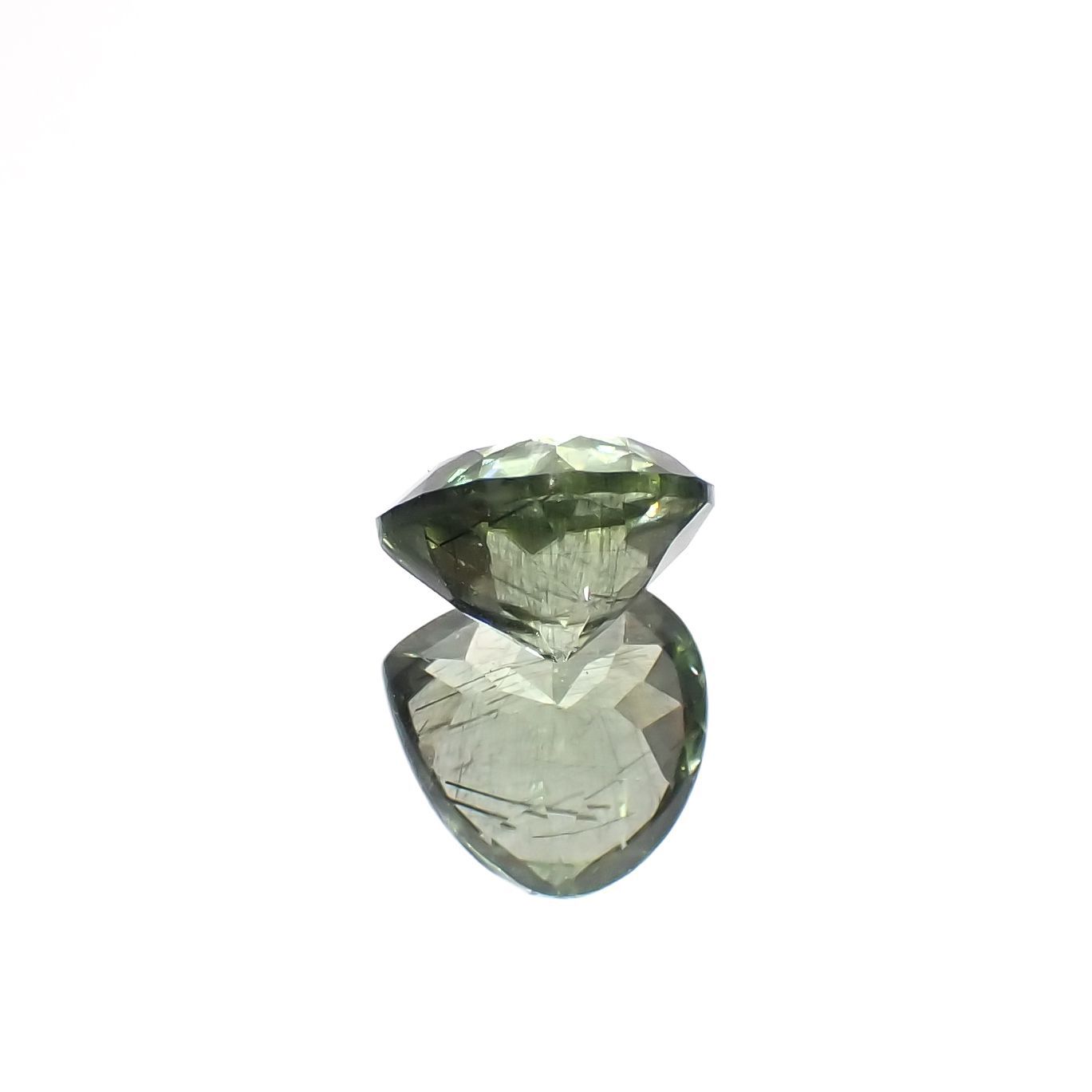 ルドウィジャイトインペリドット パキスタン産 2.96ct[230220731]9.3x9.1mm前後