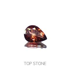 オレンジトルマリン(宝石名トルマリン)コンゴ民主共和国産 1.41ct 識別済[230320848]9.1x6.8mm前後