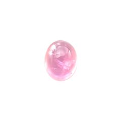 ペツォッタイトキャッツアイ(ラズベリル)(宝石名ペツォッタイト・キャッツアイ)マダガスカル産 0.575ct ソ付(彩珠)[220114350]5.3x4.3mm前後