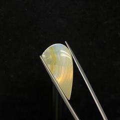 ◇フリーフォーム◇アイリスアゲート スライス インドネシア・スマトラ産 6.93ct[231023663]31x14.7mm前後