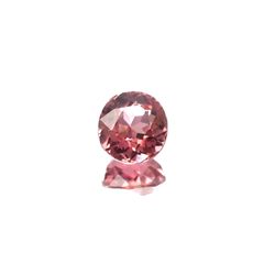 ローズピンクトルマリン(宝石名ピンク・トルマリン)ブラジル/アフリカ産 1.08ct 識別済[221018335]6.4x5.9mm前後