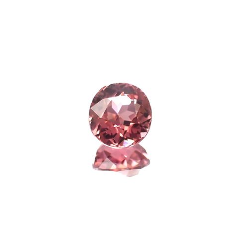 ローズピンクトルマリン(宝石名ピンク・トルマリン)ブラジル/アフリカ産 識別済 1.08ct / 6.4x5.9mm前後 [260518335]