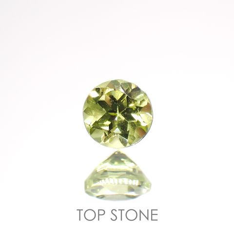パロットクリソベリル(宝石名クリソベリル)インド産 0.16ct 識別済[220114515]2.9x2.9mm前後