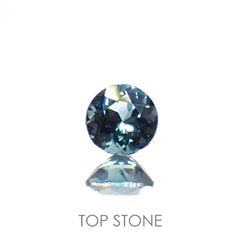 ラグーントルマリン(宝石名トルマリン)アフガニスタン産 0.33ct 識別済[220515844]4.2x4.1mm前後
