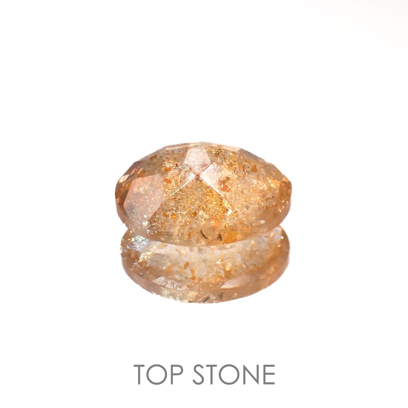 イリュージョンサンストーン インド産 2.39ct[220917579]10.1x8.1mm前後