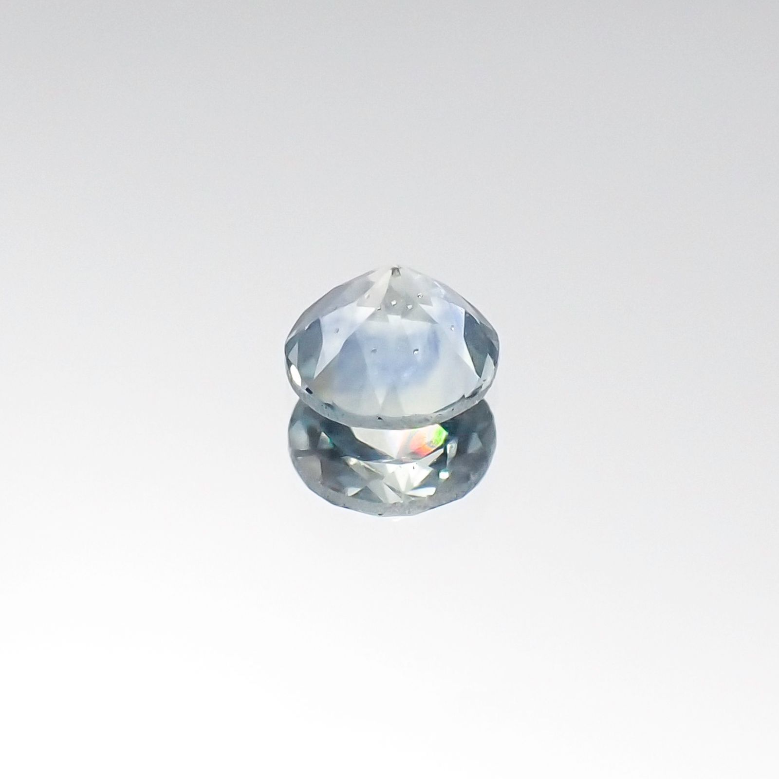 モンタナサファイア(宝石名サファイア) アメリカ・モンタナ州産 0.33ct 識別済[20096053]4.1×4.1mm前後