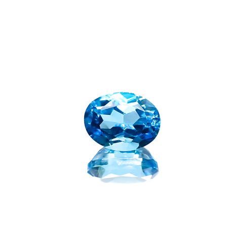スイスブルートパーズ ブラジル産 1.93ct [241229576]8x6.2mm前後