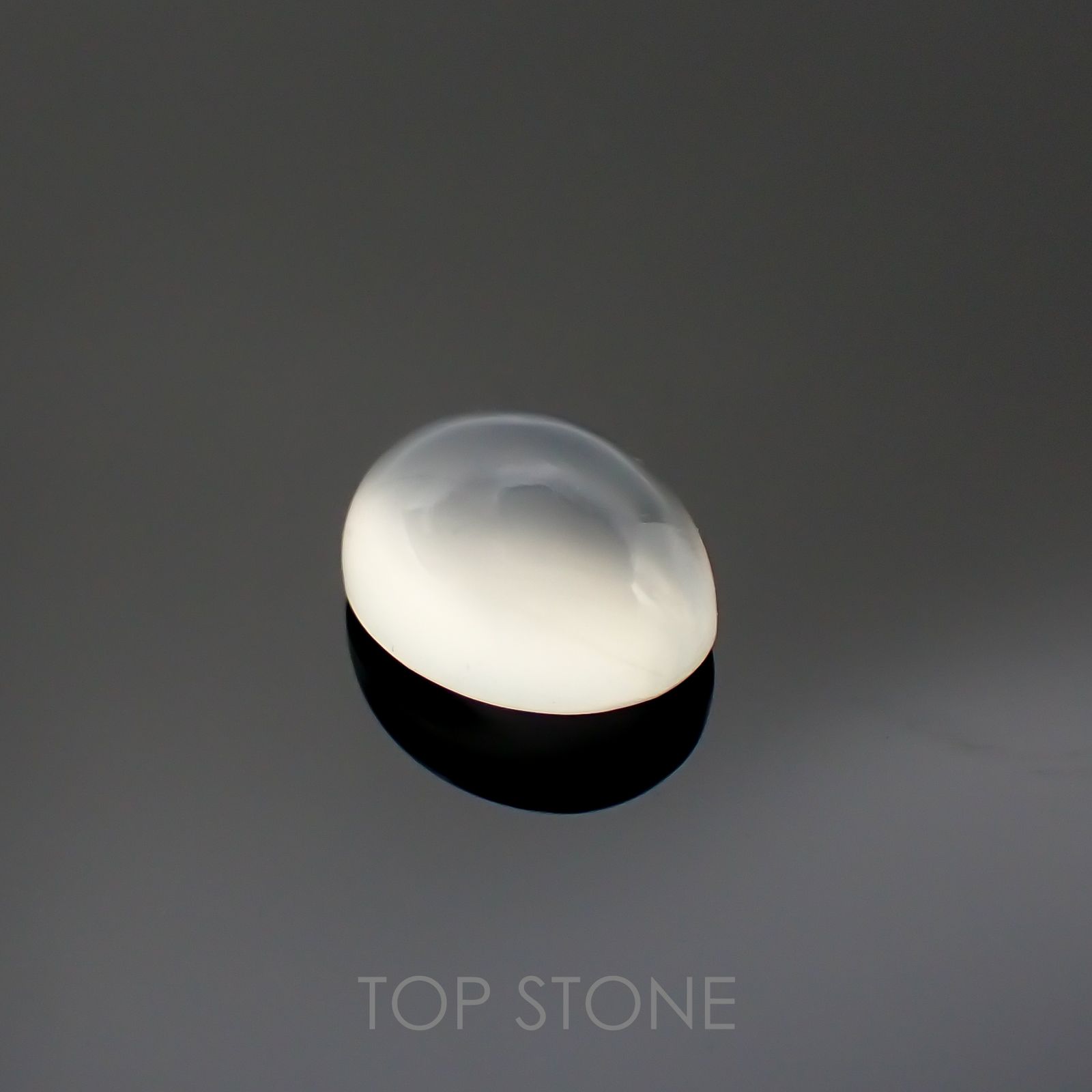 ムーンストーンキャッツアイ(宝石名ムーンストーン・キャッツアイ) インド産 2.86ct 識別済[210812734]10.1×8mm前後
