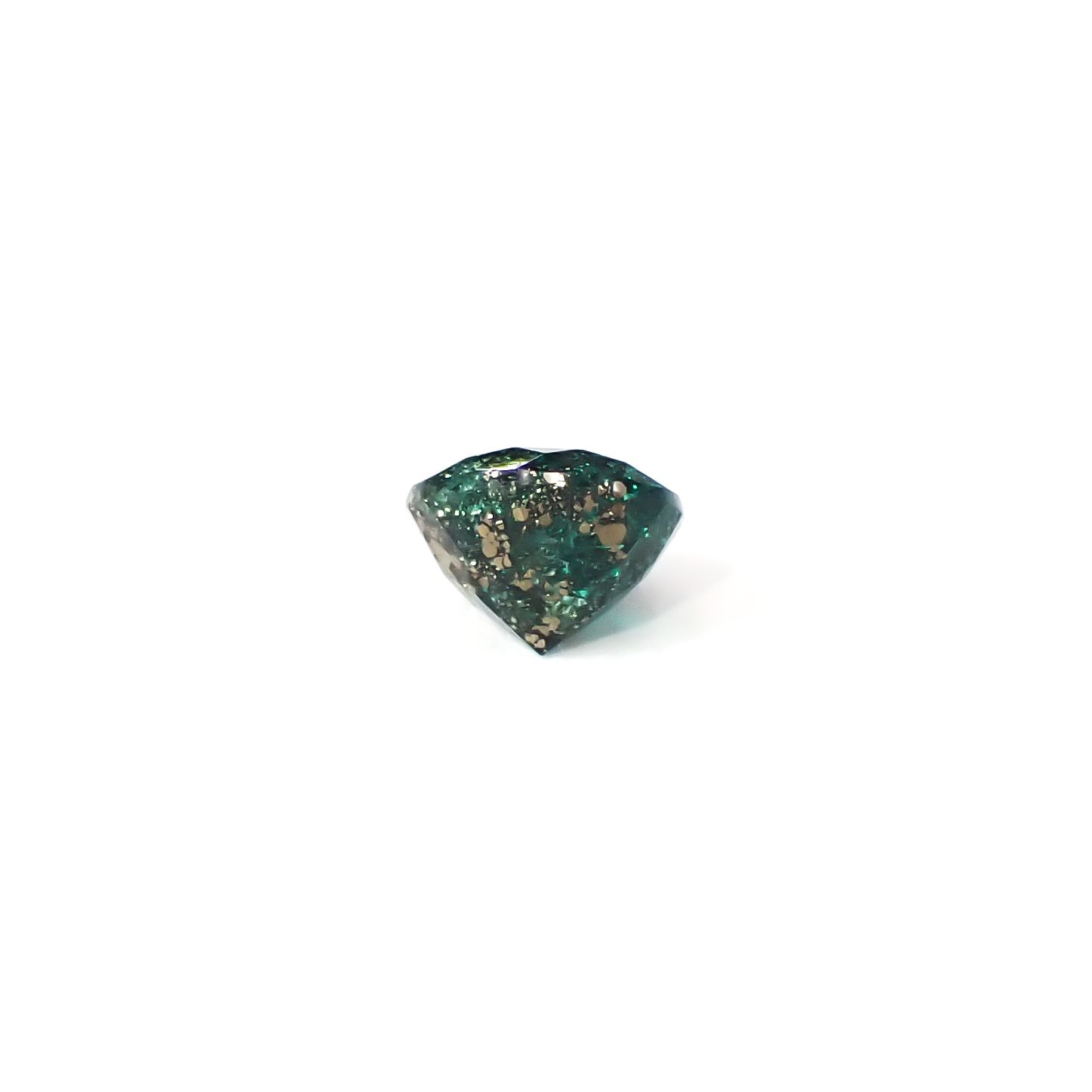 パイライトインエメラルド コロンビア産 0.27ct / 4x4mm前後 [260532126]