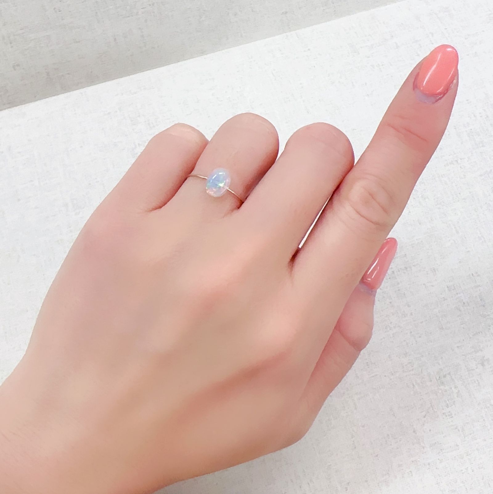エチオピアオパール エチオピア産 0.74ct[230321041]7.7x6mm前後
