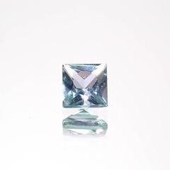 ◇プリンセスカット◇ブルーコーネルピン(宝石名コーネルピン)タンザニア産 0.13ct 識別済[230421859]2.8x2.8mm前後