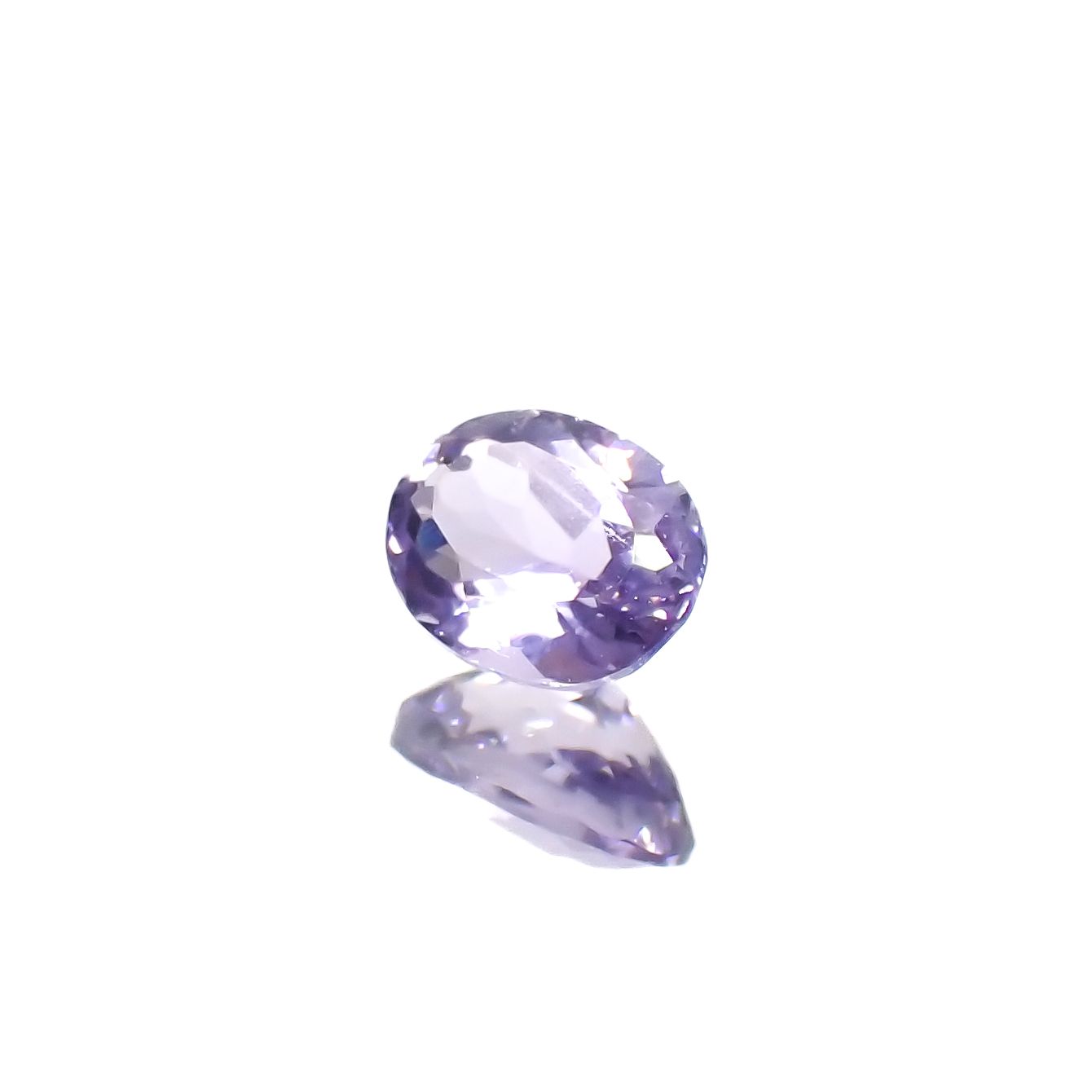 マリアライト(宝石名パープル・スキャポライト)スリランカ産 0.21ct 識別済[240326981]4.4x3.4mm前後