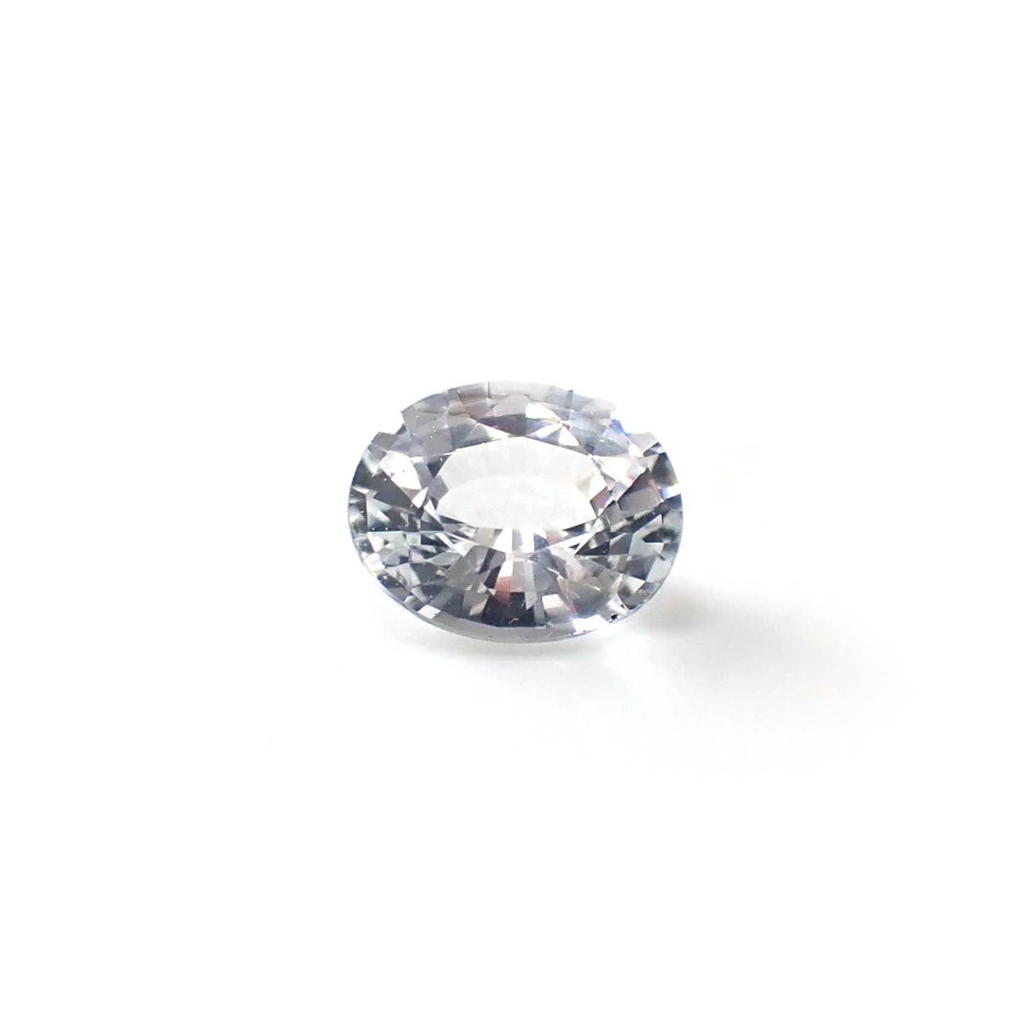 カラーレスサファイア スリランカ産 0.45ct [250830973]5x4mm前後