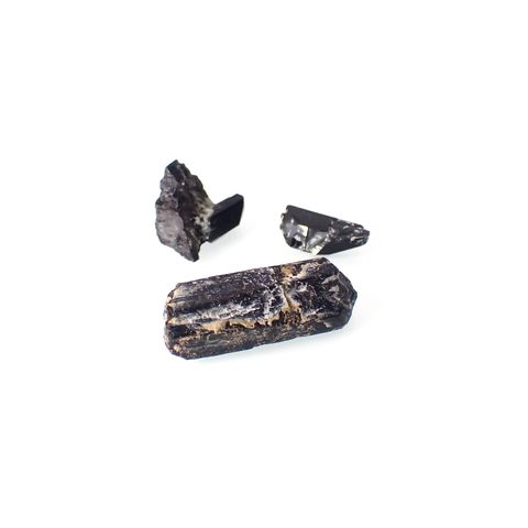 ネプチュナイト 原石 3個セット アメリカ・カリフォルニア州産 8.34ct(3pcs合計)[230622310]9.0-18.6x3.4-8.9mm前後