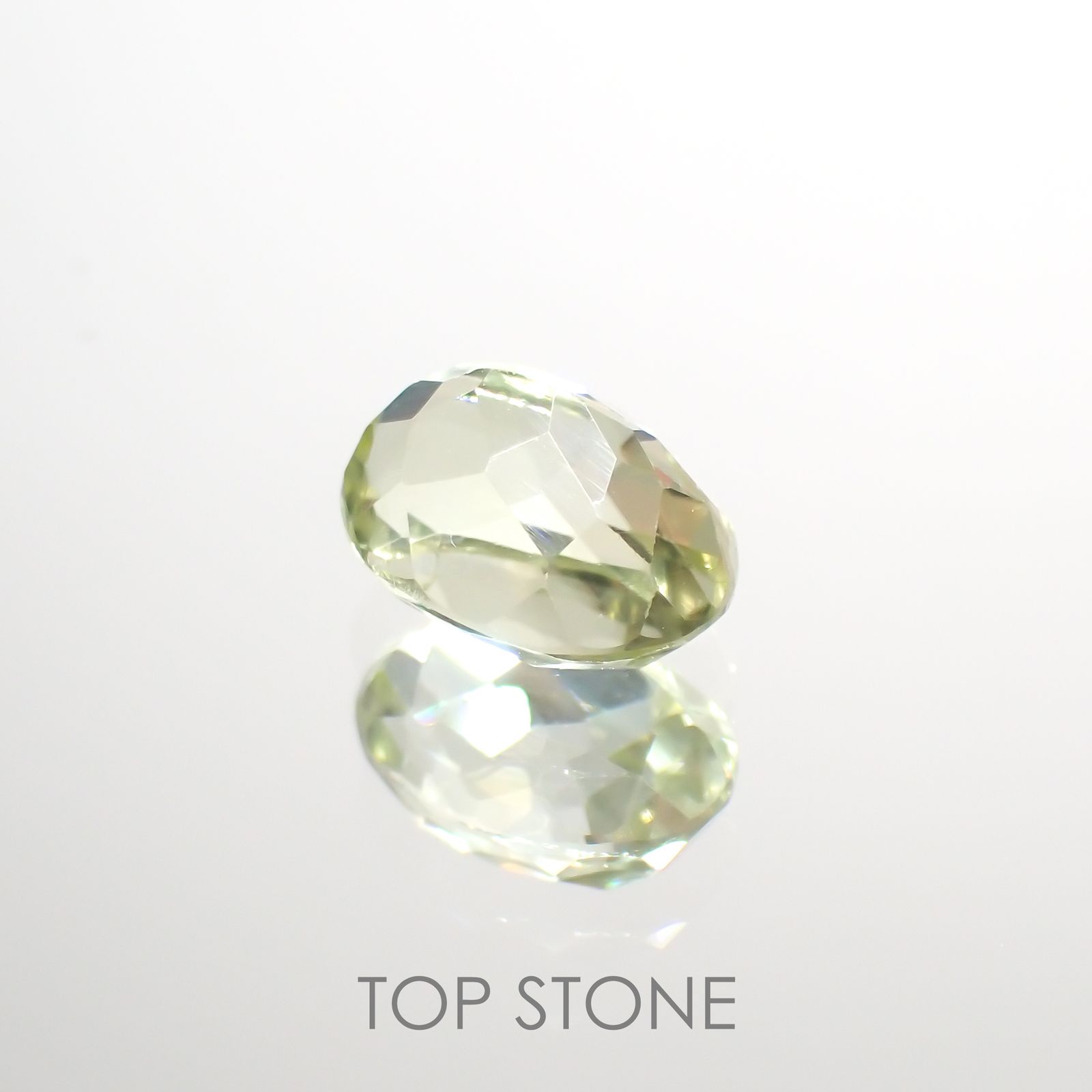 シリマナイト(宝石名シリマナイト) インド産 1.15ct 識別済[20128765]6.9×4.9mm前後