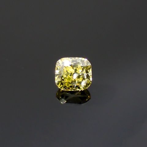イエローダイヤモンド SI-VS(宝石名ダイアモンド) 0.13ct 識別済[220616394]2.8x2.6mm前後