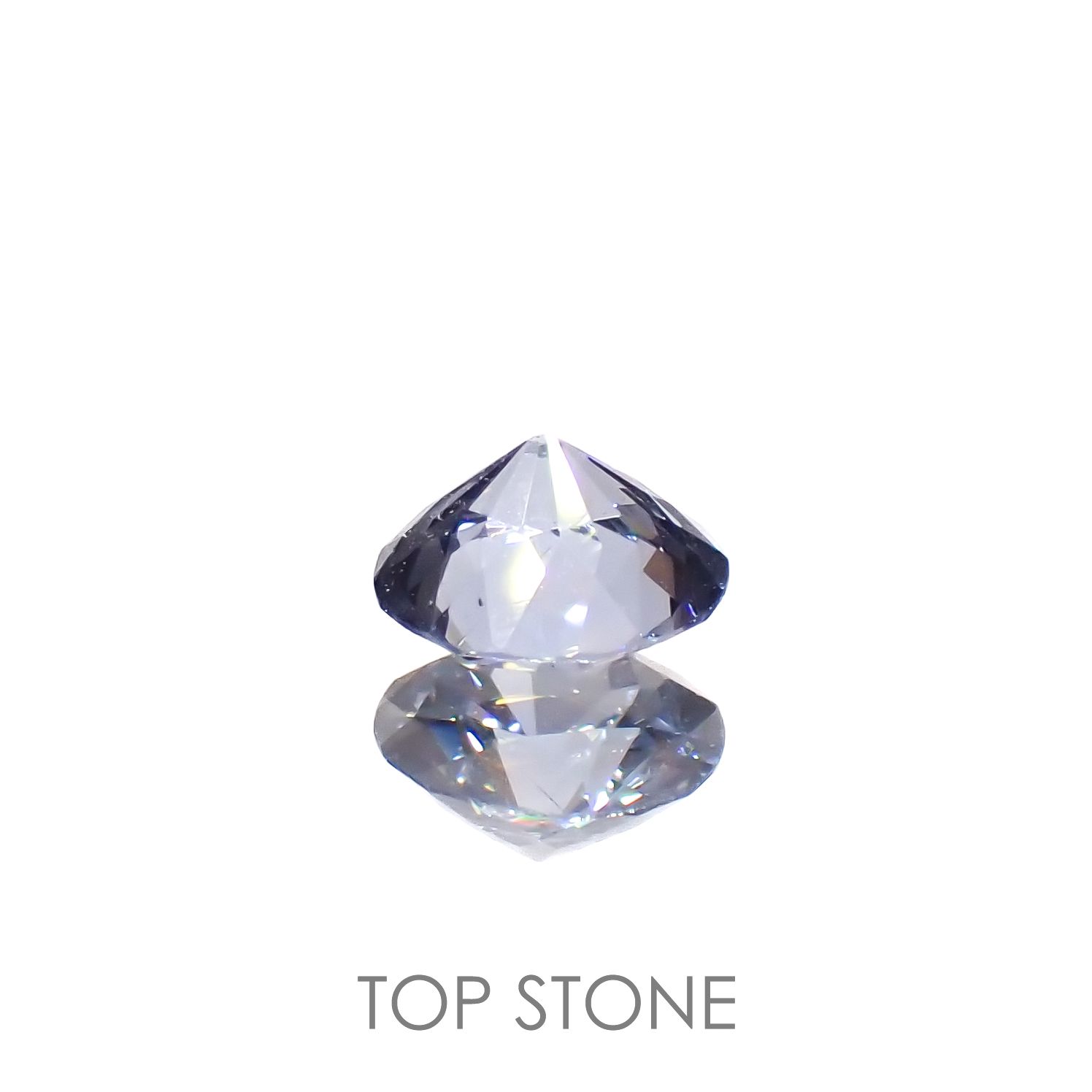 グレイッシュブルースピネル(宝石名スピネル)ビルマ/マダガスカル産 0.29ct 識別済[230119904]4.3x4.1mm前後