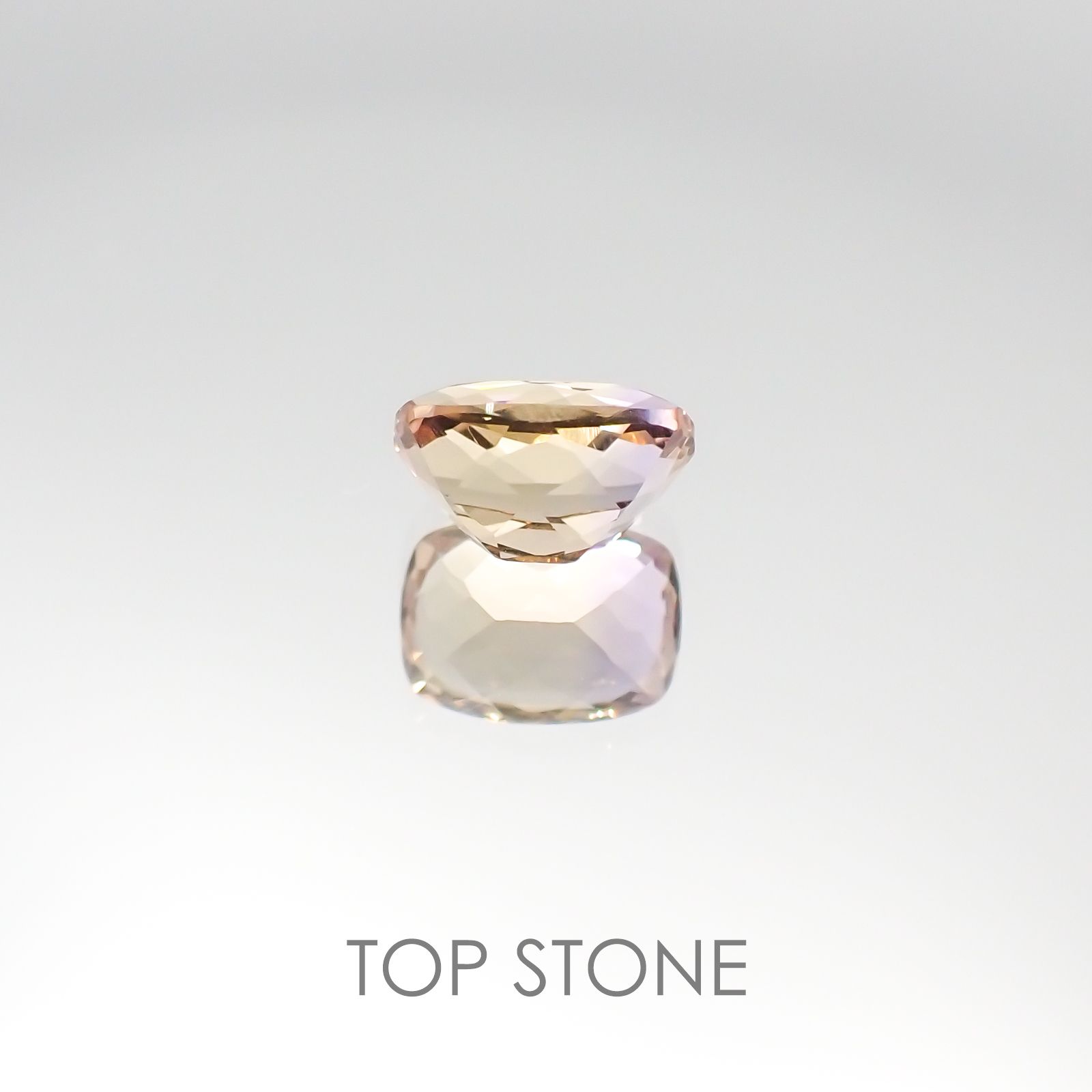 アメトリン ブラジル産 ルース 1.06ct[20095359]7.4×5.5mm前後