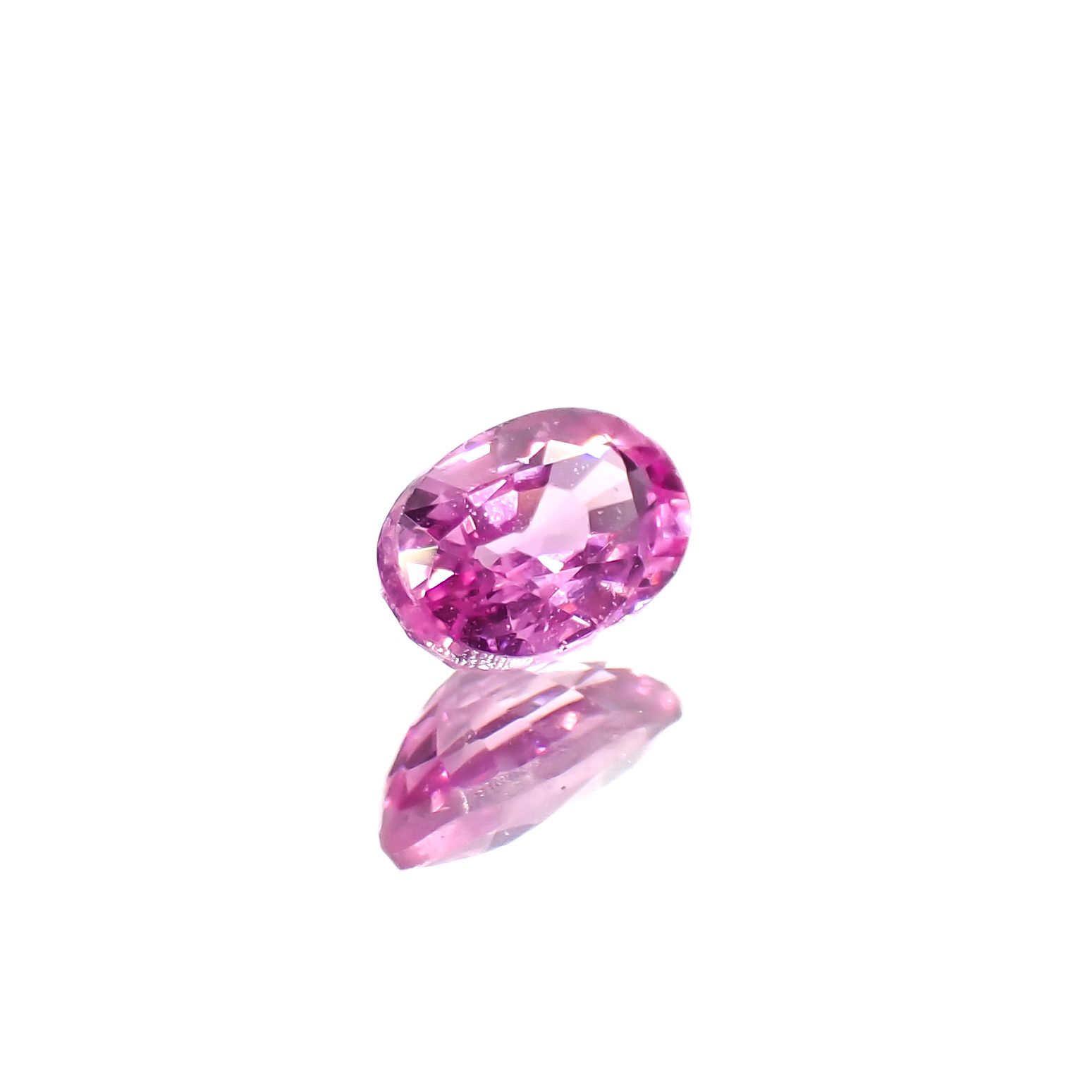 ネオンピンクサファイア スリランカ産 0.36ct[240728548]5.1x3.1mm前後