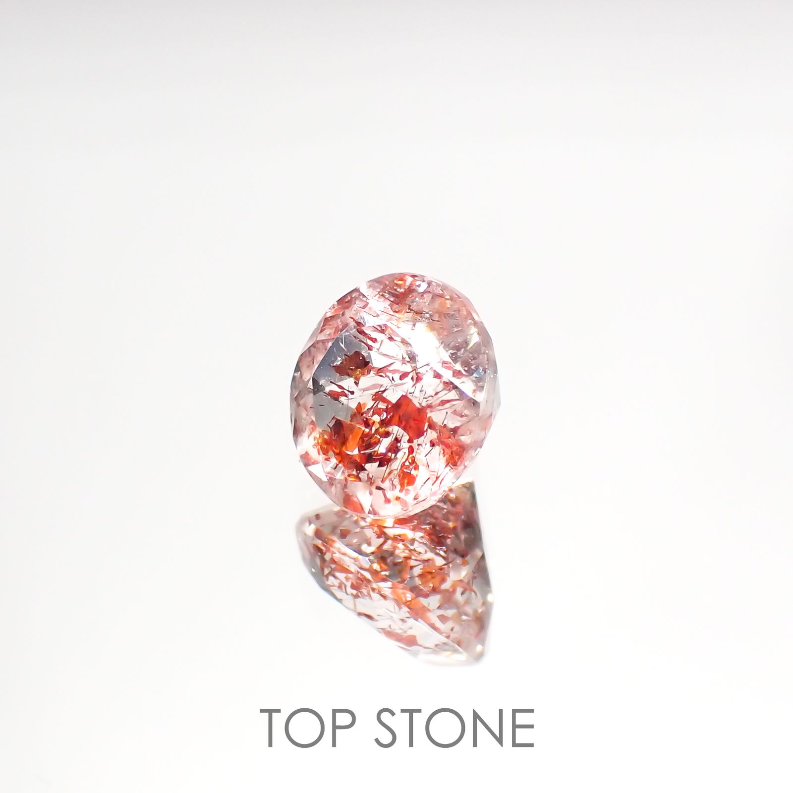 ファイヤークォーツ ナイジェリア産 2.43ct[220114763]8.5x8.5mm前後