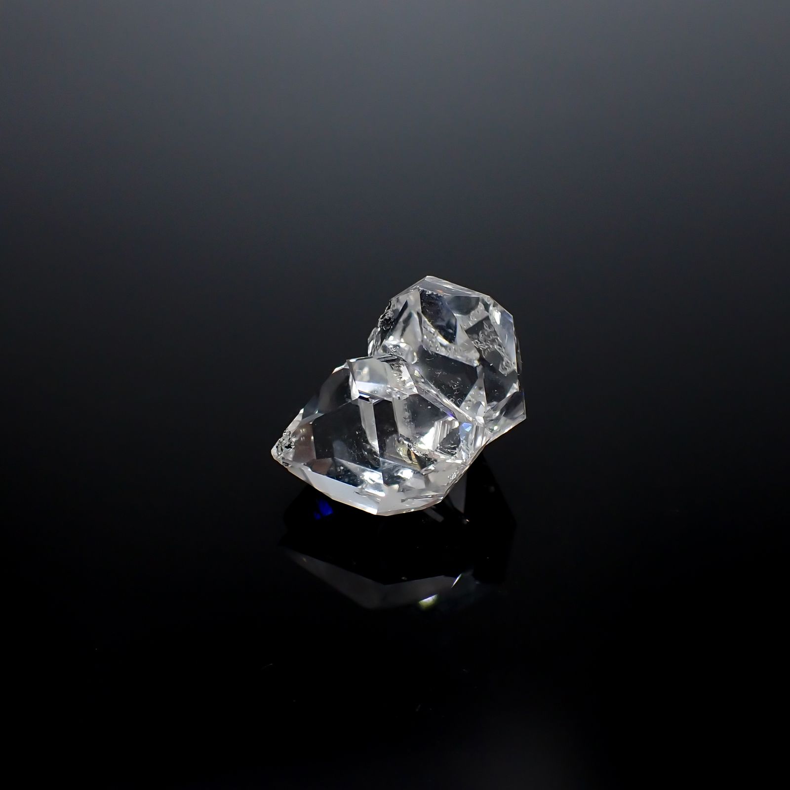 ハーキマーダイヤモンド 原石 アメリカ・ニューヨーク州産 25.15ct[231225124]21x17mm前後