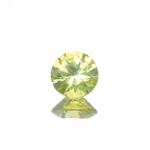 クリソベリル(宝石名クリソベリル)スリランカ産 0.32ct 識別済[230622495]4.2x4.2mm前後